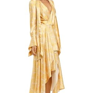 Acler Wallace Dress in Yellow Floral Stunning